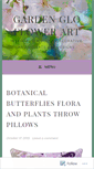 Mobile Screenshot of gardengloflowerart.com